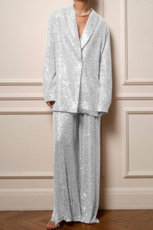 Blazer de lentejuelas