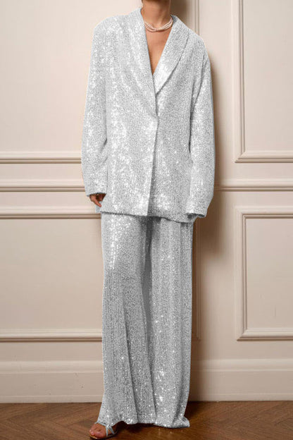 Blazer de lentejuelas
