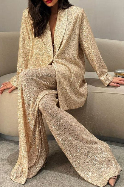 Blazer de lentejuelas