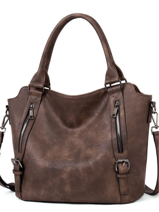 Bolso tote bandolera de hombro retro de gran capacidad