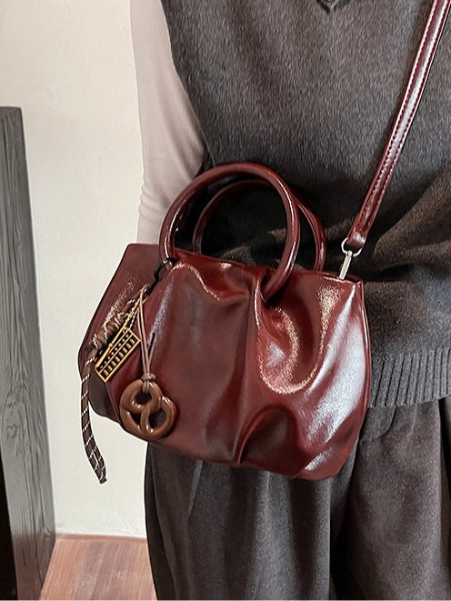 Bolso bandolera ligero plisado tipo nube