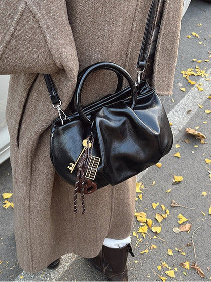 Bolso bandolera ligero plisado tipo nube