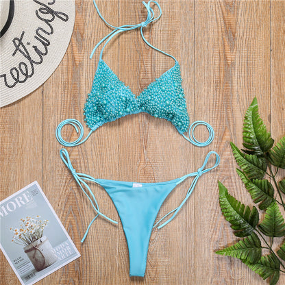 Bikini con perlas