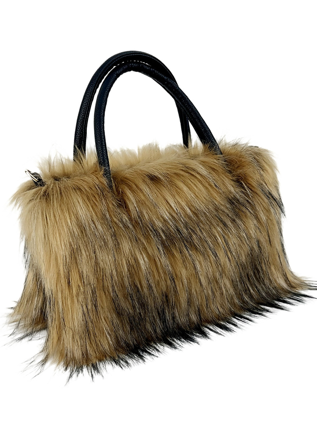 Bolso bandolera de pelo con cadena