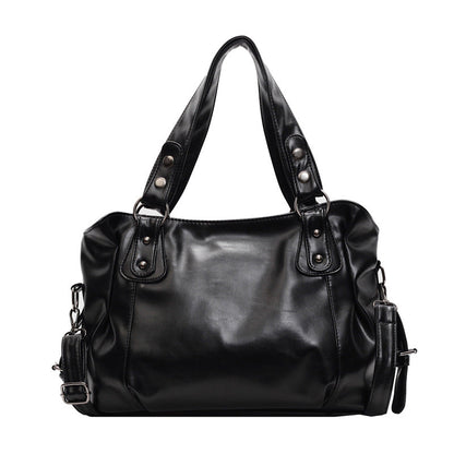 Bolso tote de hombro retro y casual