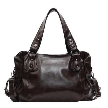 Bolso tote de hombro retro y casual