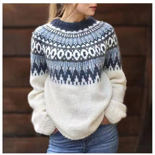 Jersey grueso casual para mujer