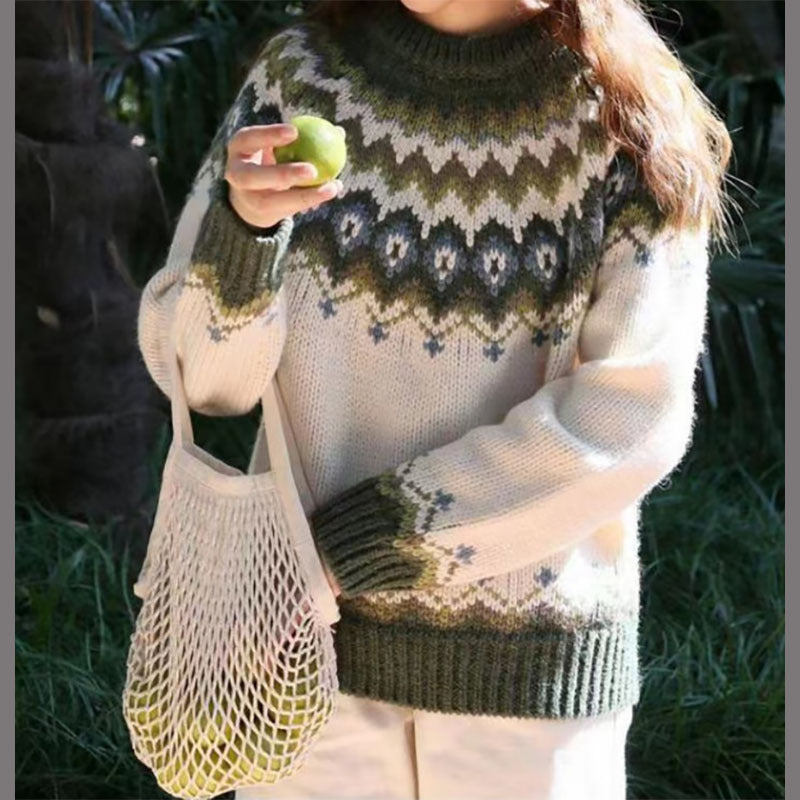 Jersey grueso casual para mujer