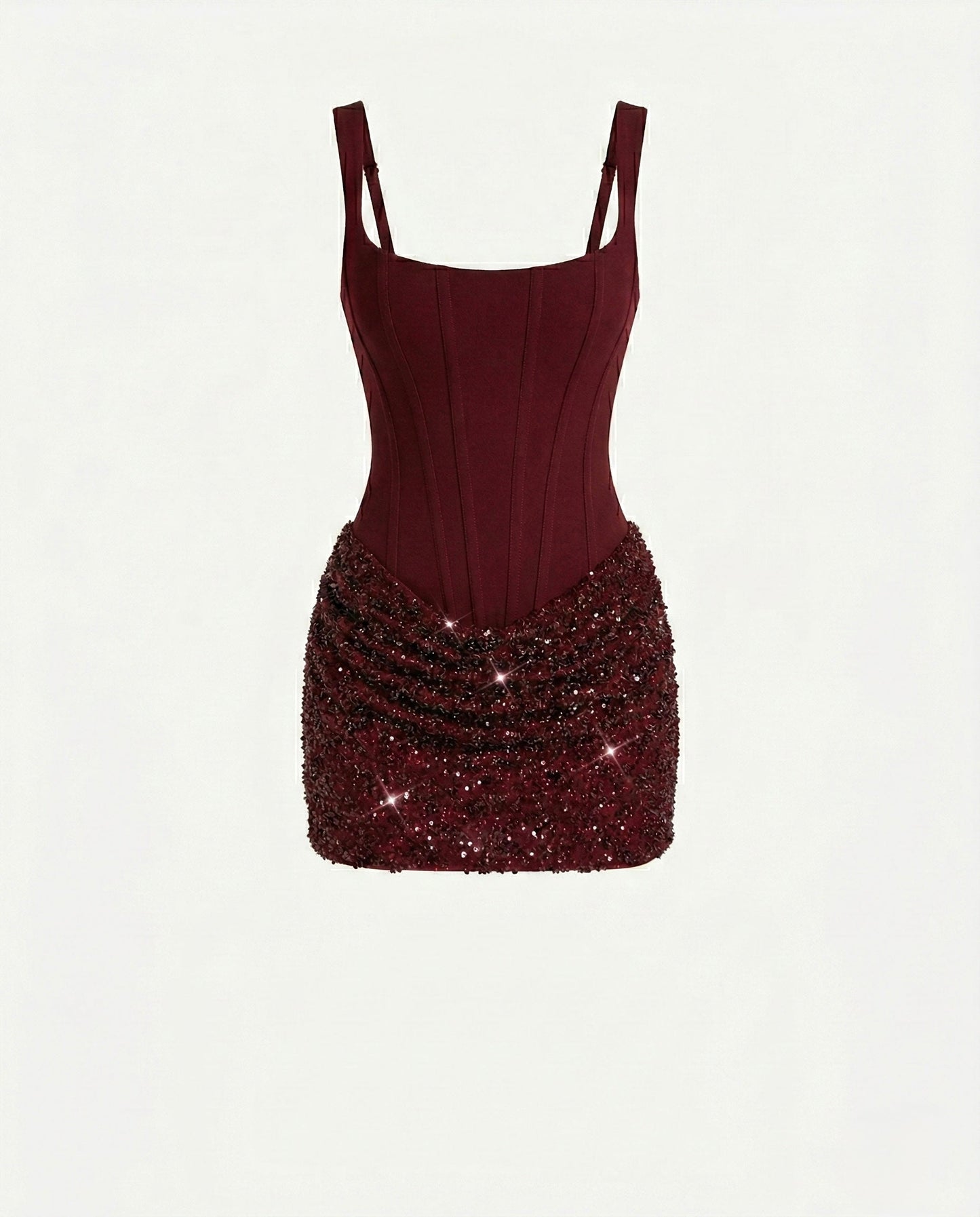 Vestido Velvet Corset Mini
