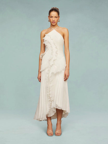Elena™ | Vestido largo Ocean Whirlpool