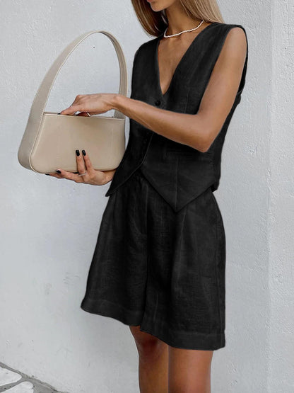 Conjunto de dos piezas Paros: salida de playa y short