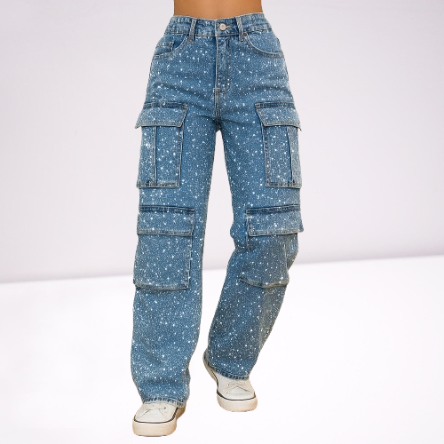Lumière™ | Pantalón Brillante Cargo