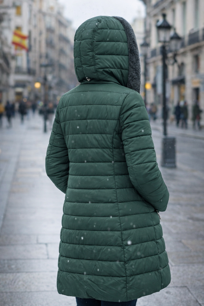 Clara | Abrigo Acolchado con Forro Polar Luxe