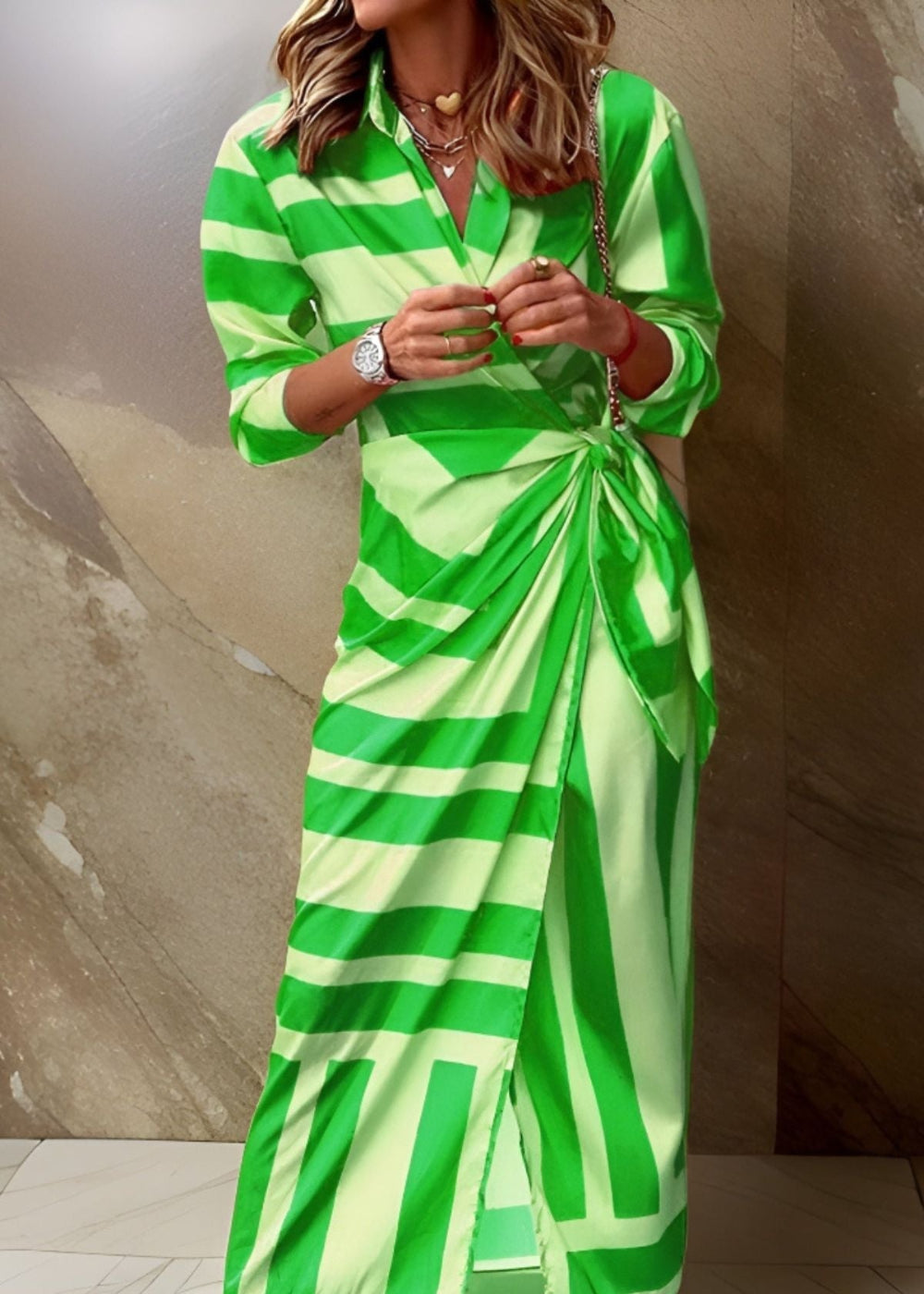 El vestido cruzado más bonito