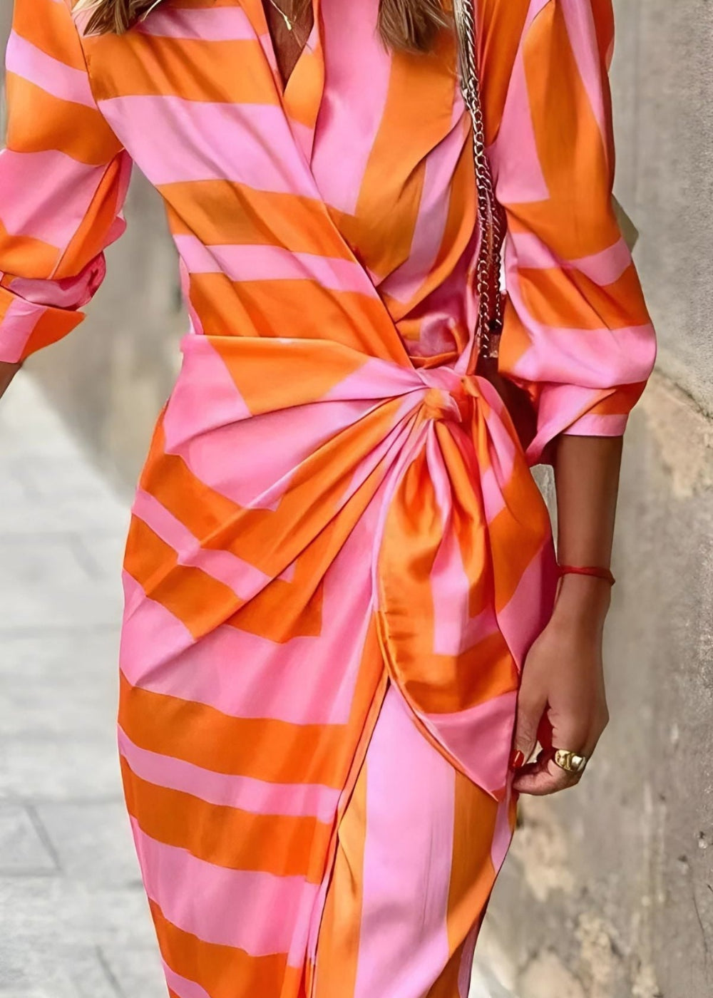 El vestido cruzado más bonito