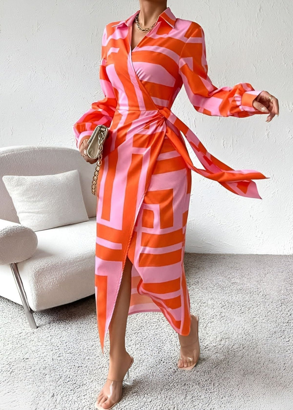 El vestido cruzado más bonito