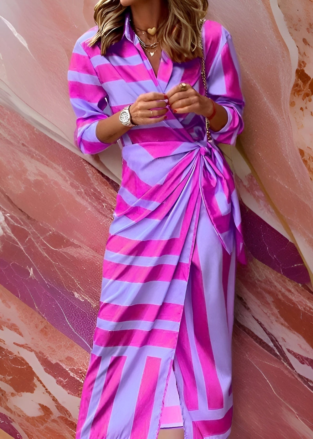 El vestido cruzado más bonito