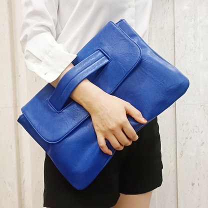 Bolso clutch magnético de gran capacidad con correa bandolera
