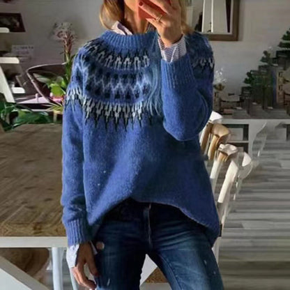 Jersey grueso casual para mujer
