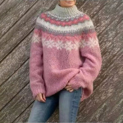 Jersey grueso casual para mujer